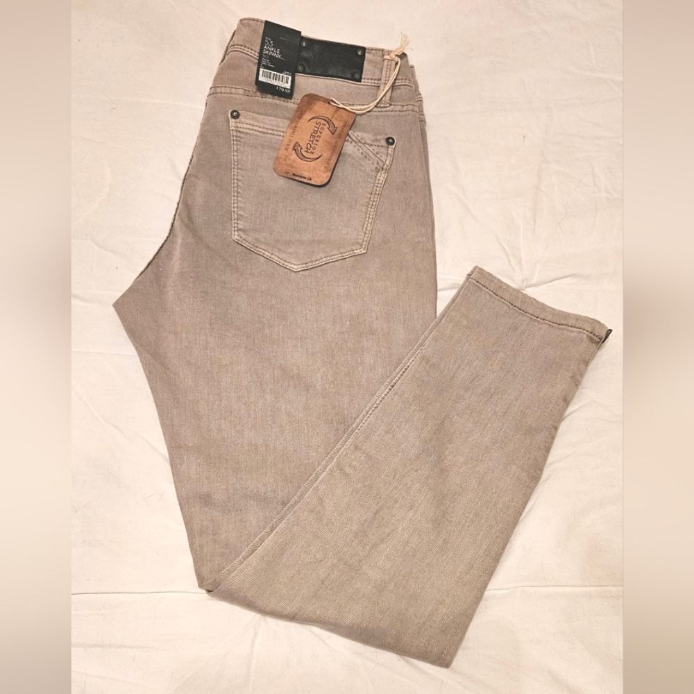 Buckle Black Jeans Womens Sz30 Tan Fit No. 53 Ankle Zip Skinny Denim Stretch NWT - Picture 15 of 16
